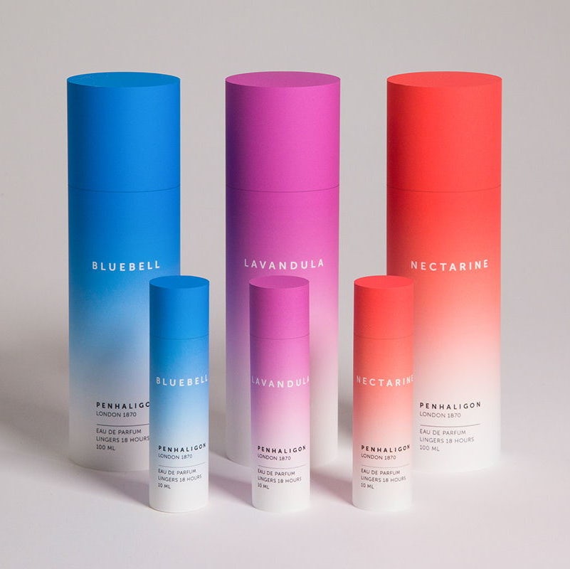 Transition gradient perfume design