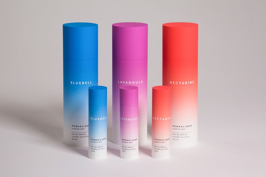 Transition gradient perfume design