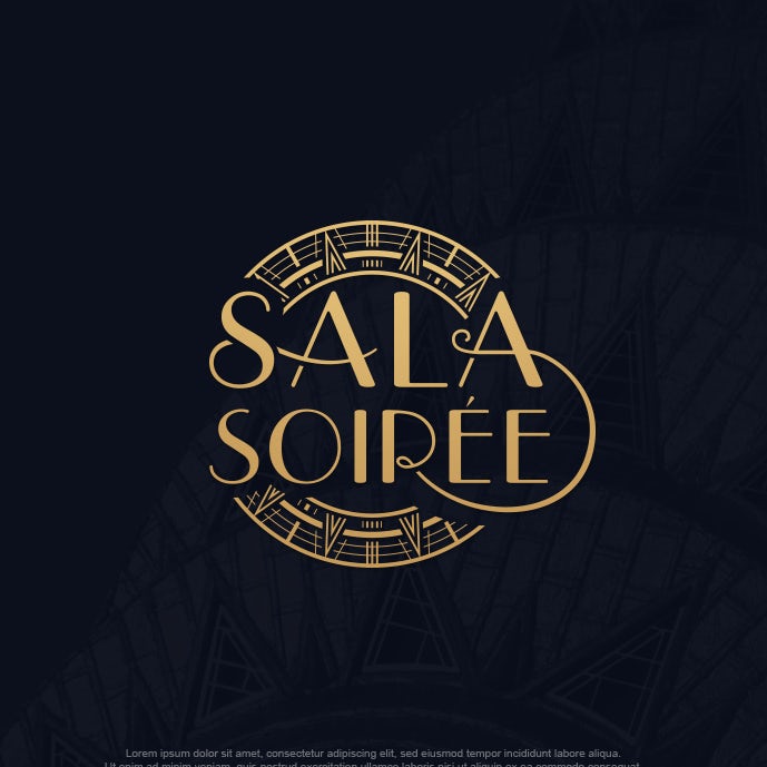 Art deco typography