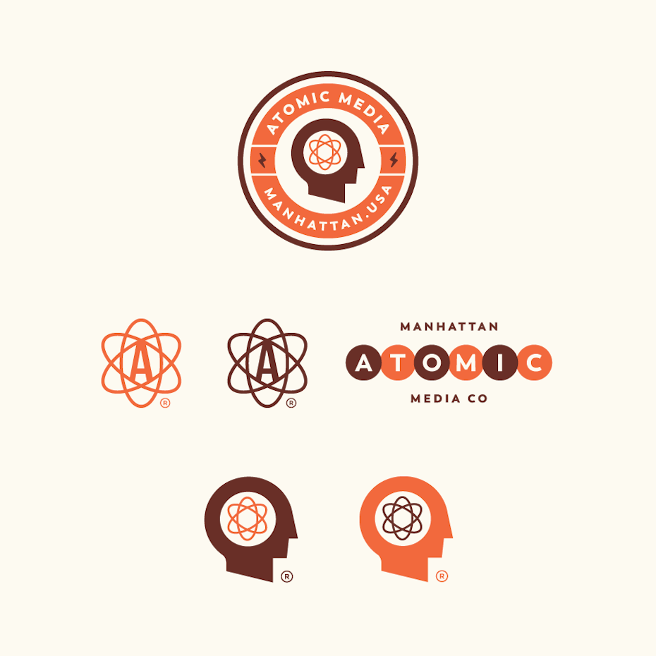 Logo design for Atomic Media