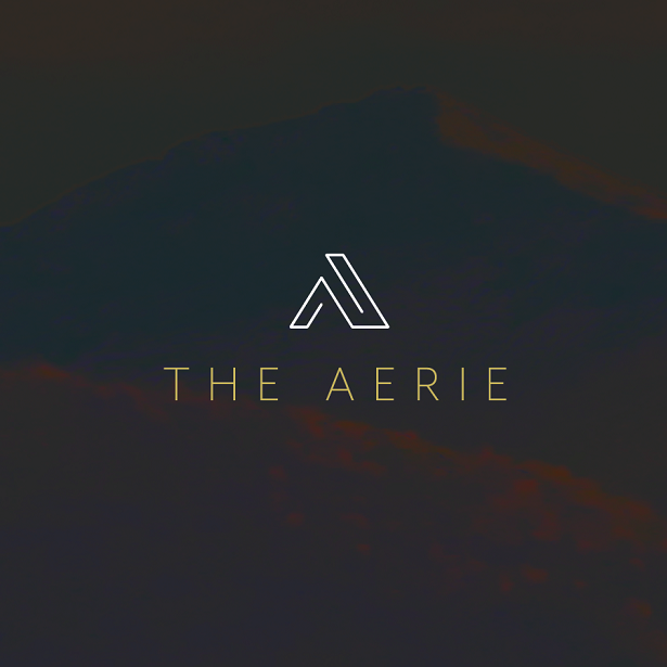 A modern and intellectual logo for a hotel that sits on a vineyard.